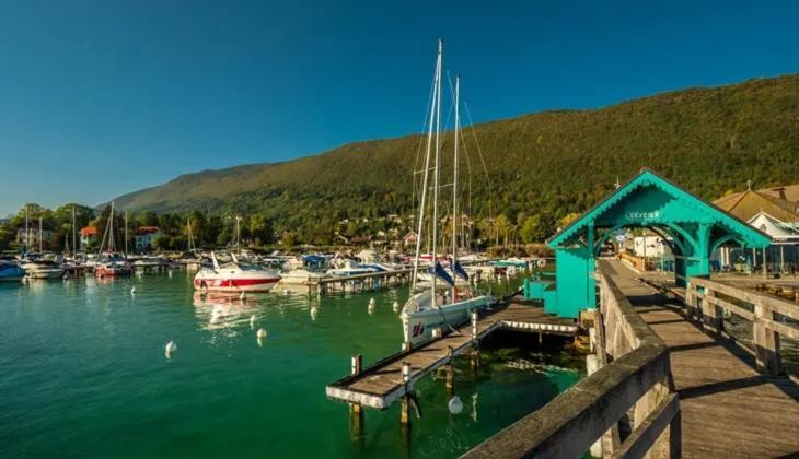 Le Santiego 100M Du Lac Et 4Km Du Vieil Annecy Sévrier Dış mekan fotoğraf